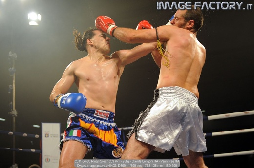 2011-04-30 Ring Rules 1203 K-1 - 95kg - Davide Longoni ITA - Vanni Fae ITA